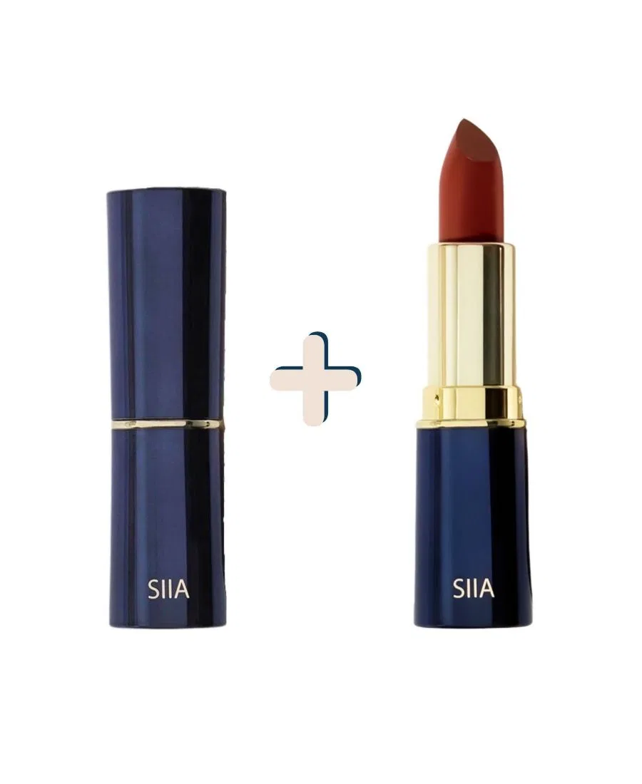 Набор из двух матовых помад Siia Cosmetics, m 610 cinnamon brick