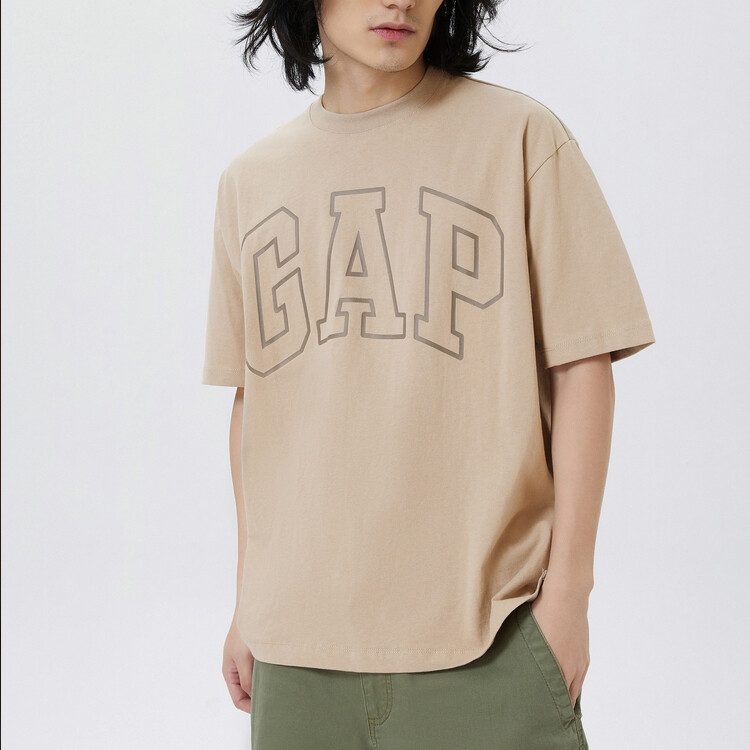 Футболка унисекс GAP, Светло-фиолетовый — фото 3