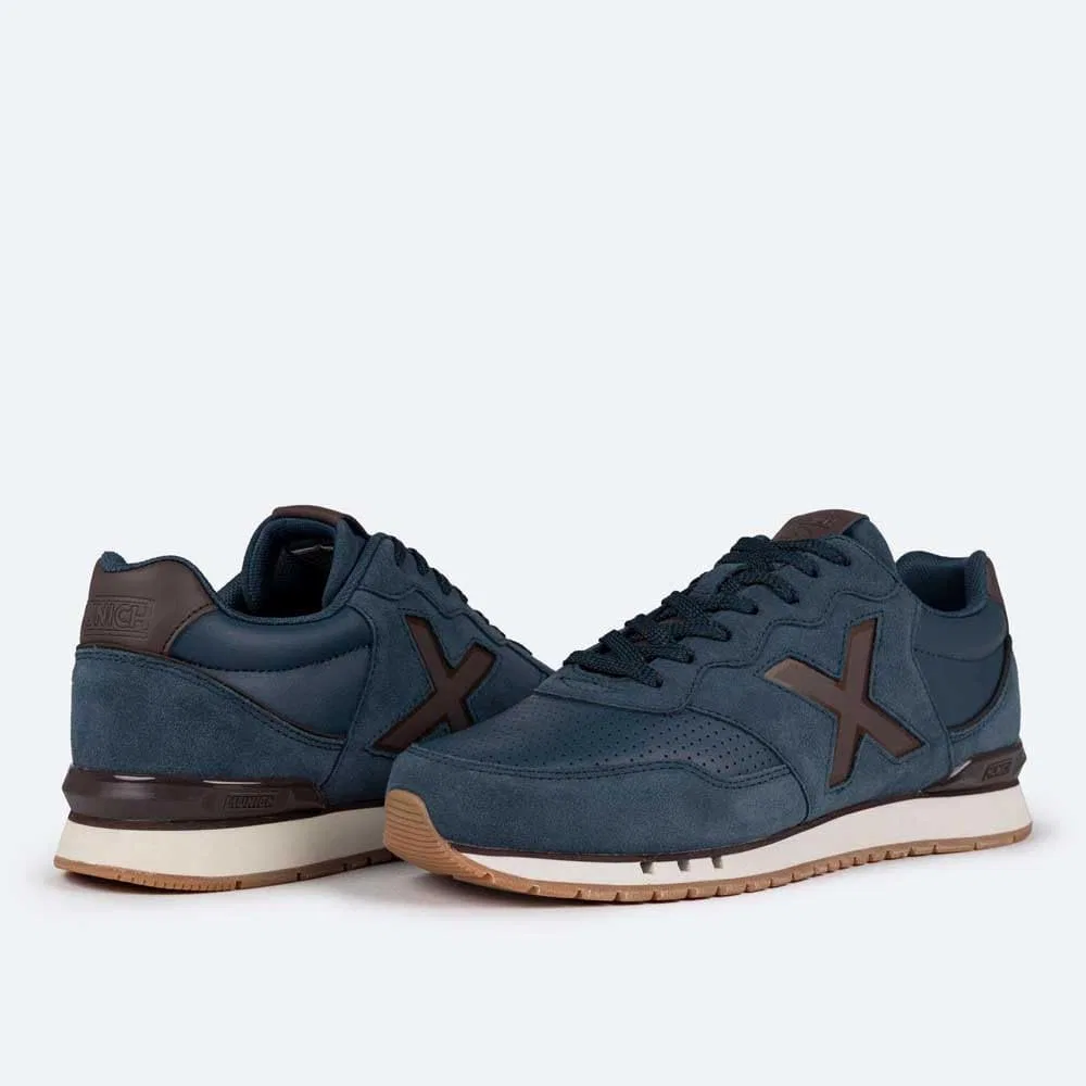 Кроссовки Munich Unisex Dash, Dark Blue Brown — фото 4