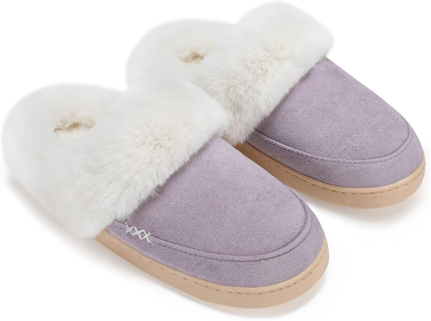 

Домашние тапочки NineCiFun для женщин и мужчин с подошвой из пены с эффектом памяти, внутренней подкладкой из искусственного меха, противоскользящей подошвой, замшевые тапочки на каждый день, теплый зимний подарок для женщин и мужчин, фиолетовый
