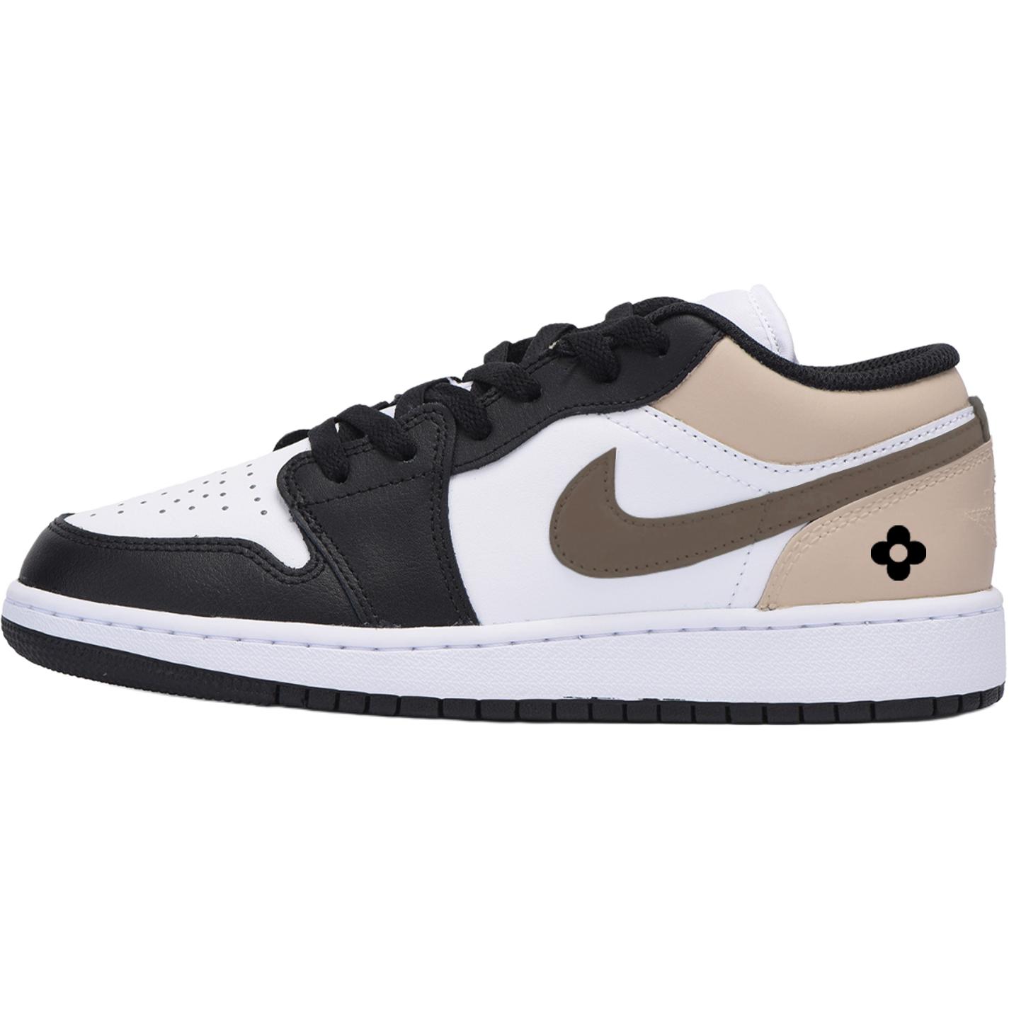 

Баскетбольные кроссовки Air 1 LOW Top для детей и подростков Jordan, белый