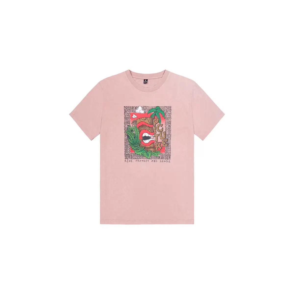 

Футболка мужская с рисунком Wogong Tee Picture, цвет Rosa pastel