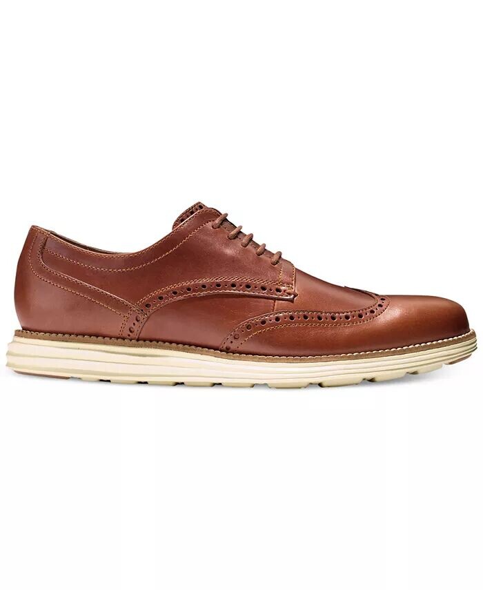 Мужские оригинальные оксфорды Grand Wing Cole Haan, коричневый — фото 2