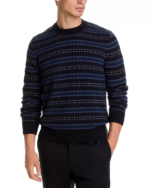 

Кашемировый свитер в полоску Fair Isle - эксклюзив The Men'S Store At Bloomingdale'S, синий