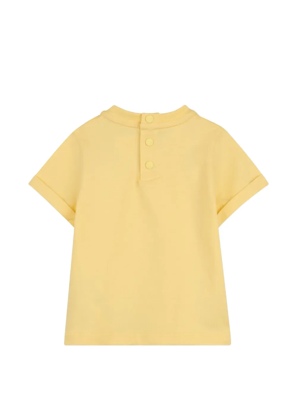 Футболка с круглым вырезом Givenchy Kids, желтый — фото 2