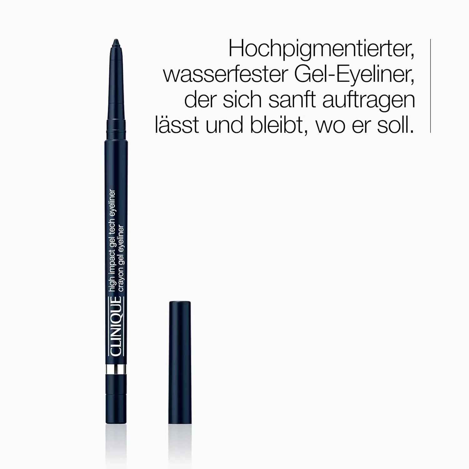 Гелевая подводка для глаз «High Impact Gel Tech Eyeliner» от Clinique Clinique, Deep Denim — фото 2