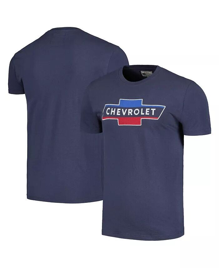 

Футболка мужская темно-синяя с эффектом потертости Chevrolet Brass Tacks American Needle