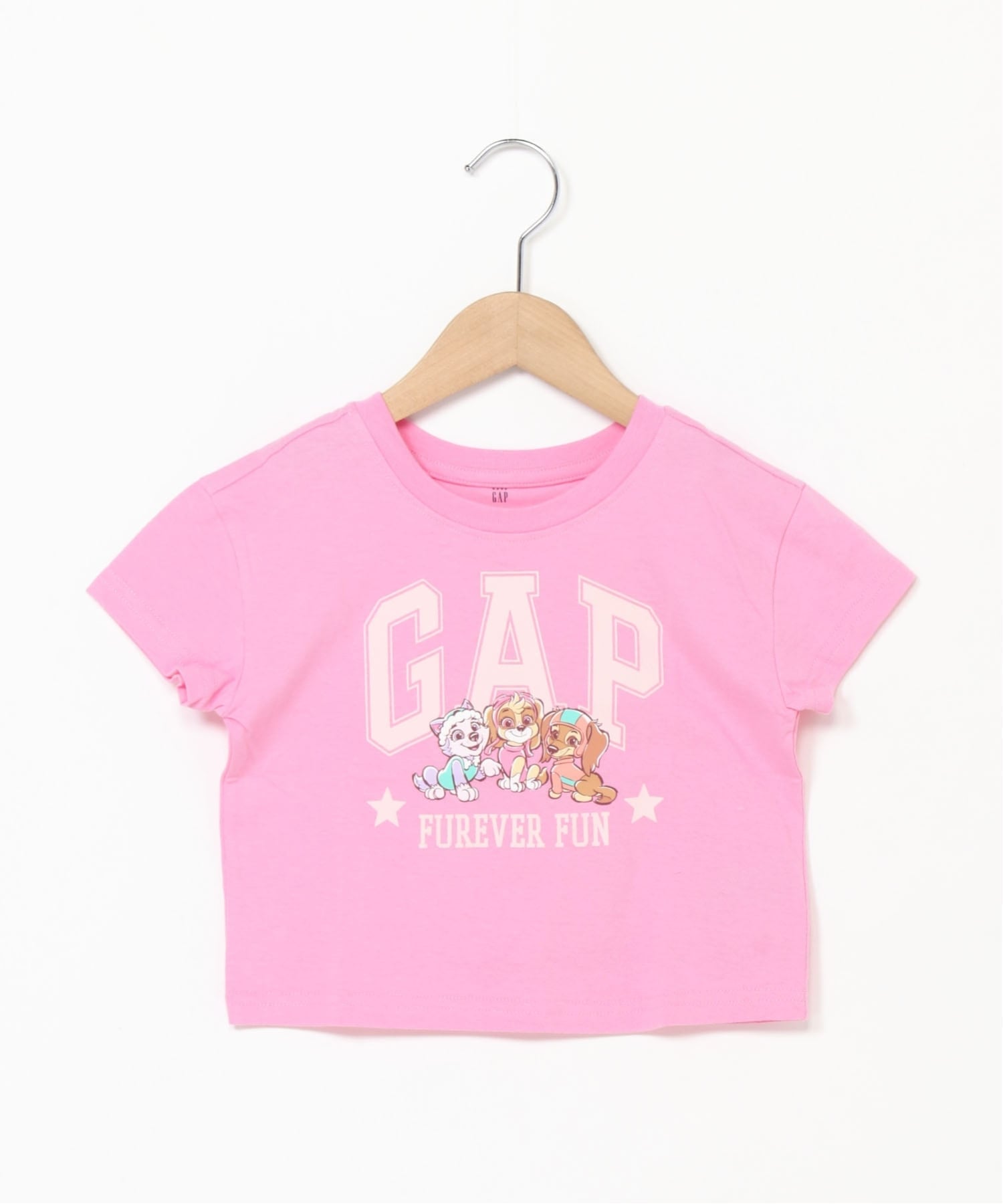 (K) Футболка с логотипом GAP "Щенячий патруль" (для малышей/младенцев), PARISIAN_PINK — фото 3