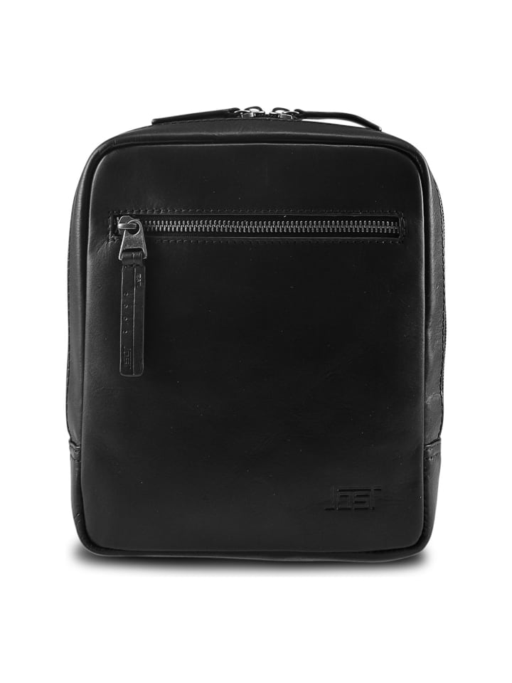 

Jost Кожаная сумка Lund через плечо, 22 см, черного цвета