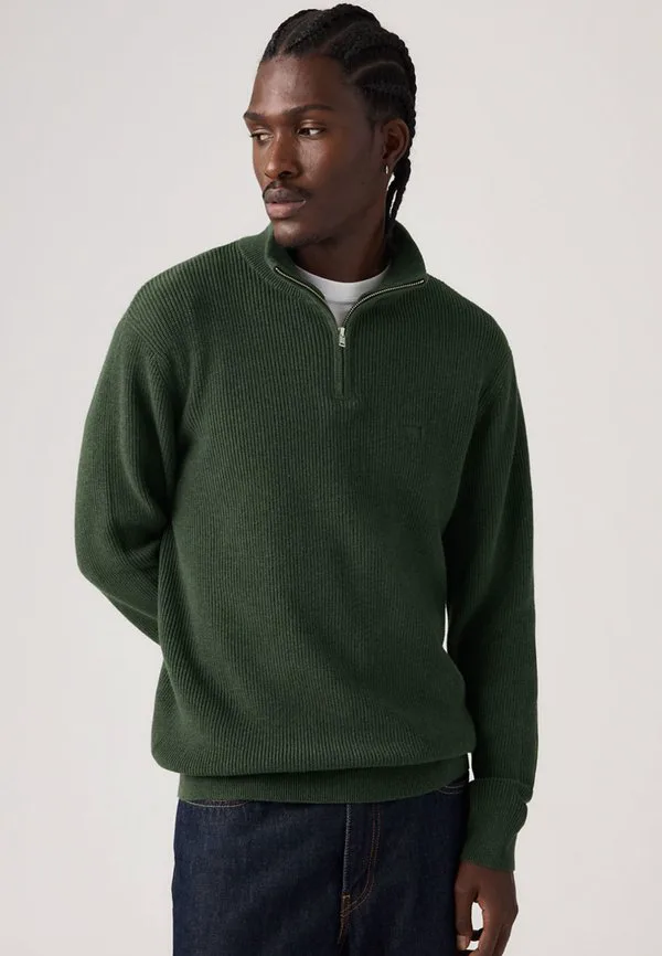 Свитер с застежкой-молнией на четверть длины Levi'S, Duffel Bag Heather Green
