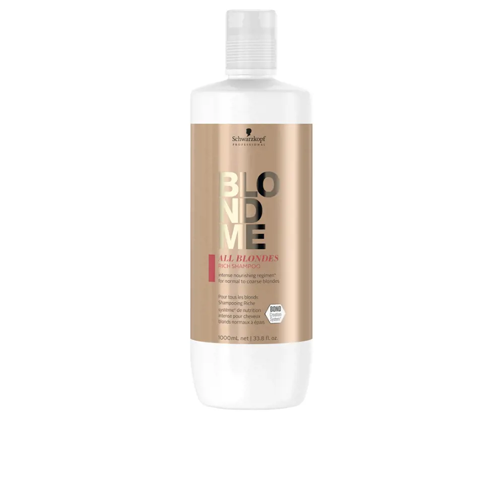 

Шампунь Blondme bond repair champú nutritivo Schwarzkopf, 1000 мл.