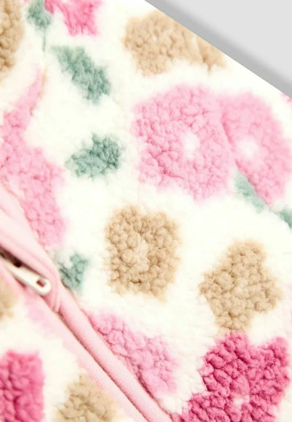 Спальный комбинезон стандартного кроя с принтом Jojo Maman Bébé, Pink Floral — фото 4