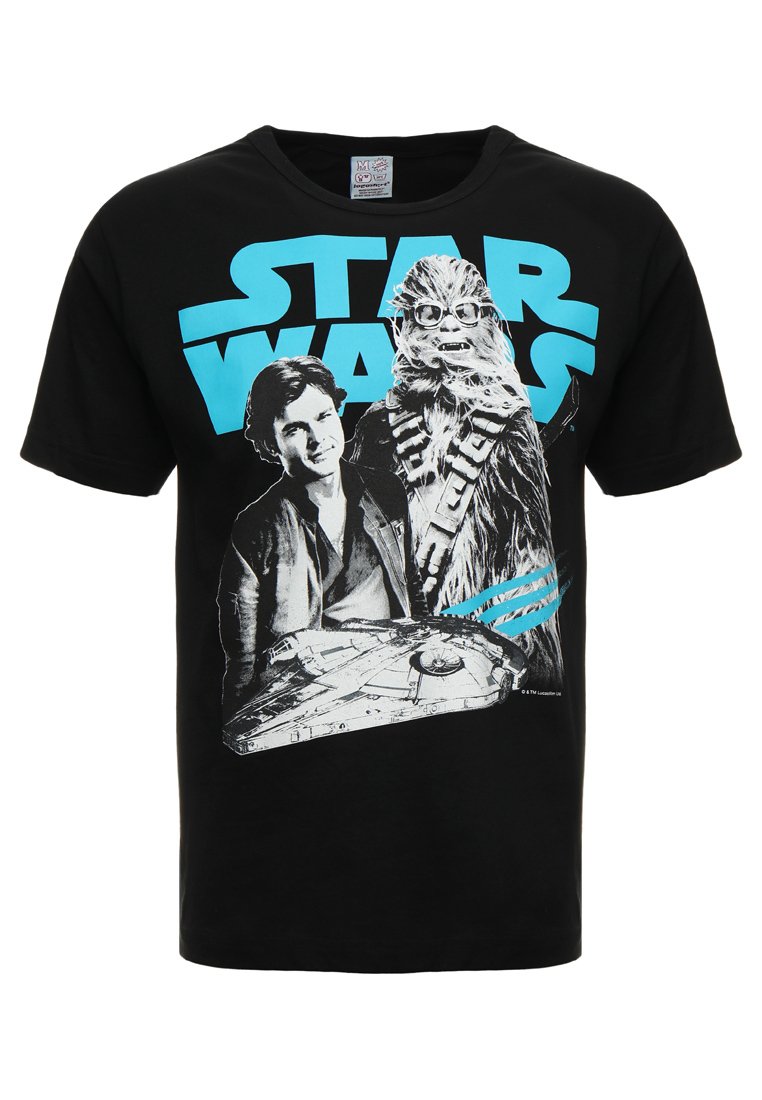 

Футболка с принтом A STAR WARS STORY HAN SOLO & CHEWBACCA LOGOSHIRT, черный