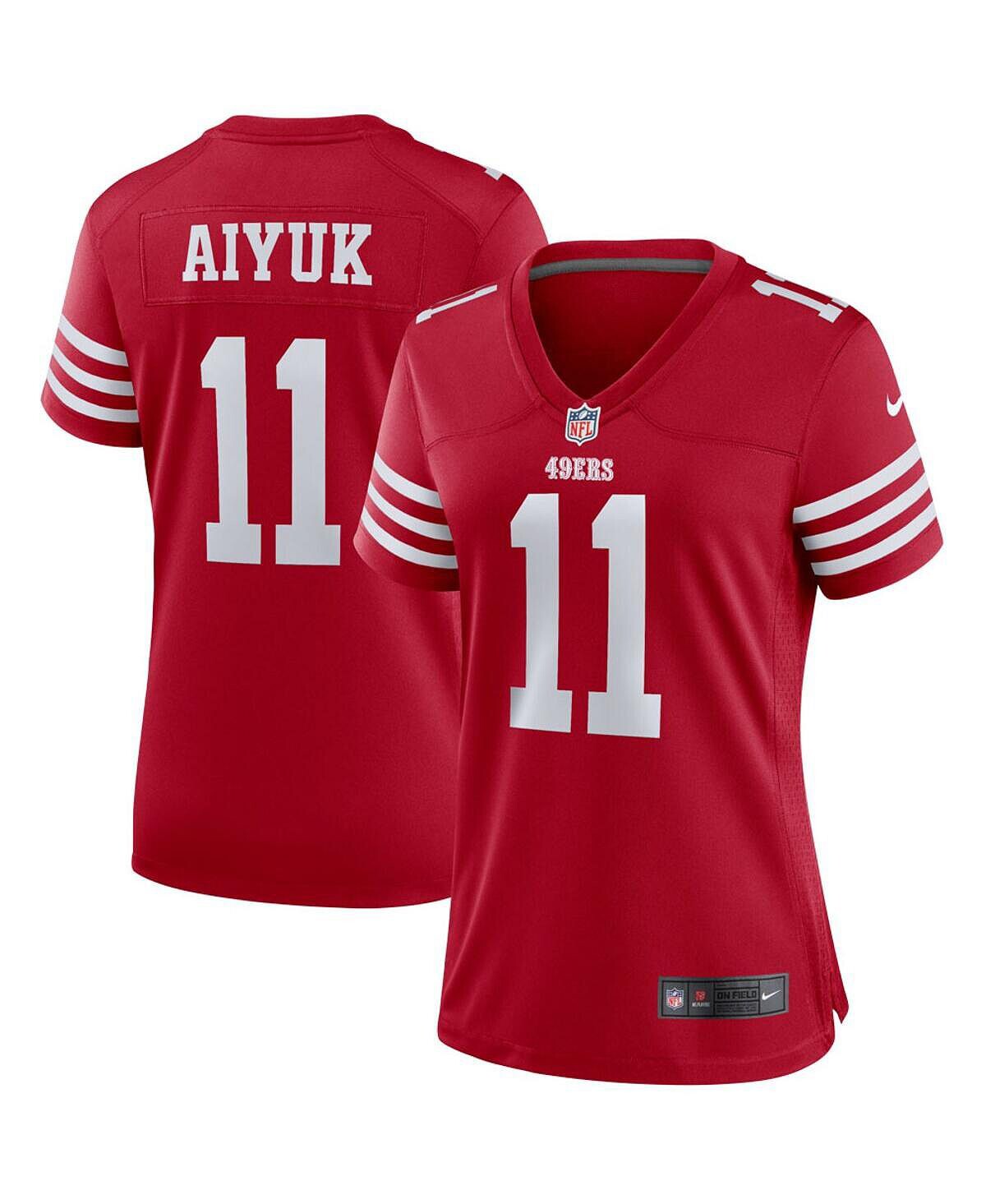 

Женская игровая майка Brandon Aiyuk Scarlet San Francisco 49ers Player Game Nike