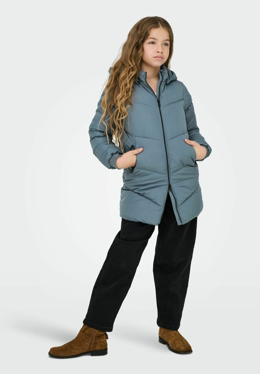 

Зимнее пальто ONLY GIRLS Winter coat, Stormy Weather/Blue-Grey