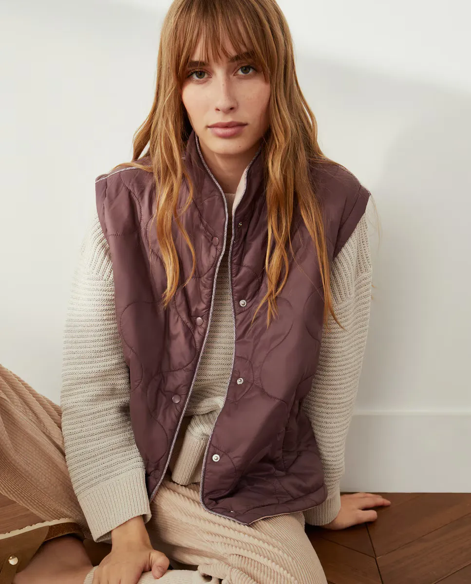 

Женский утепленный стеганый жилет Southern Cotton, цвет Ciruela