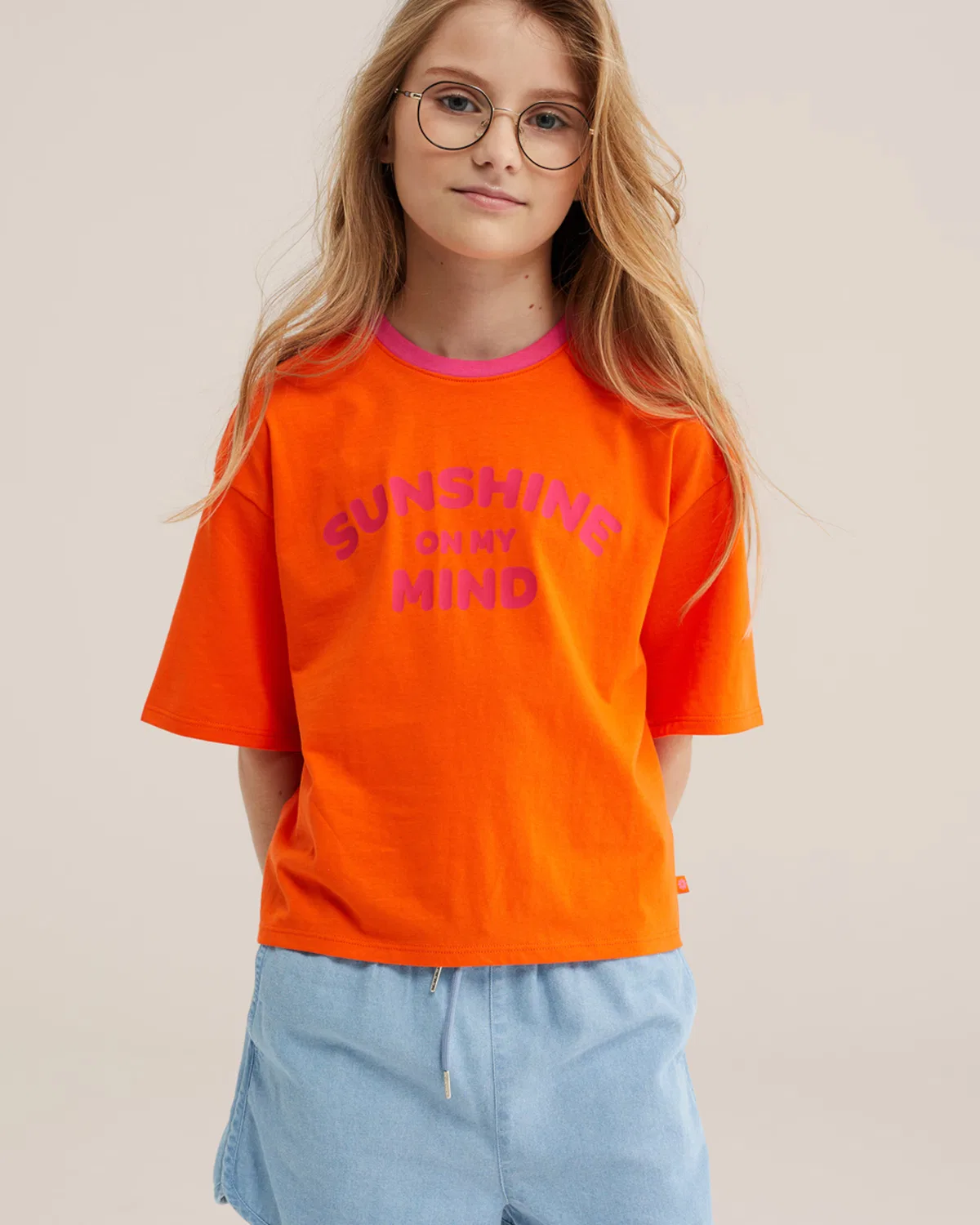 Футболка We Fashion, Orange — фото 3