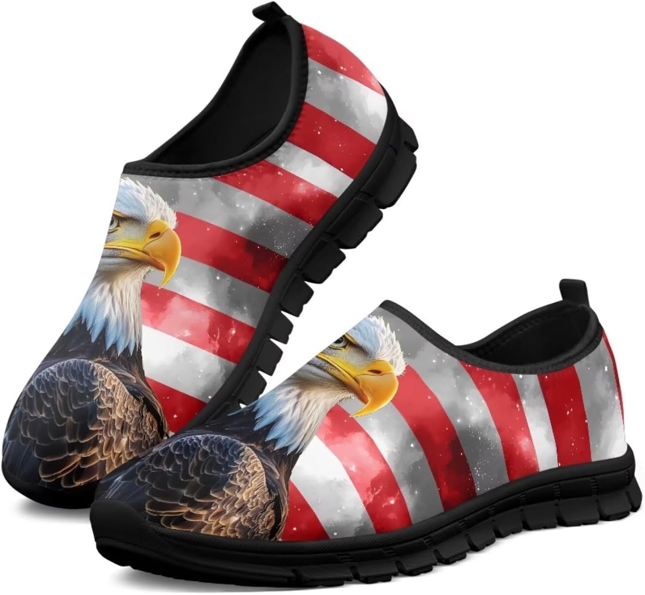 

Кроссовки Hresuewn для мужчин, удобные, дышащие, легкие, повседневные и вечерние туфли для мужчин, комфортная обувь для ходьбы, American Flag Eagle