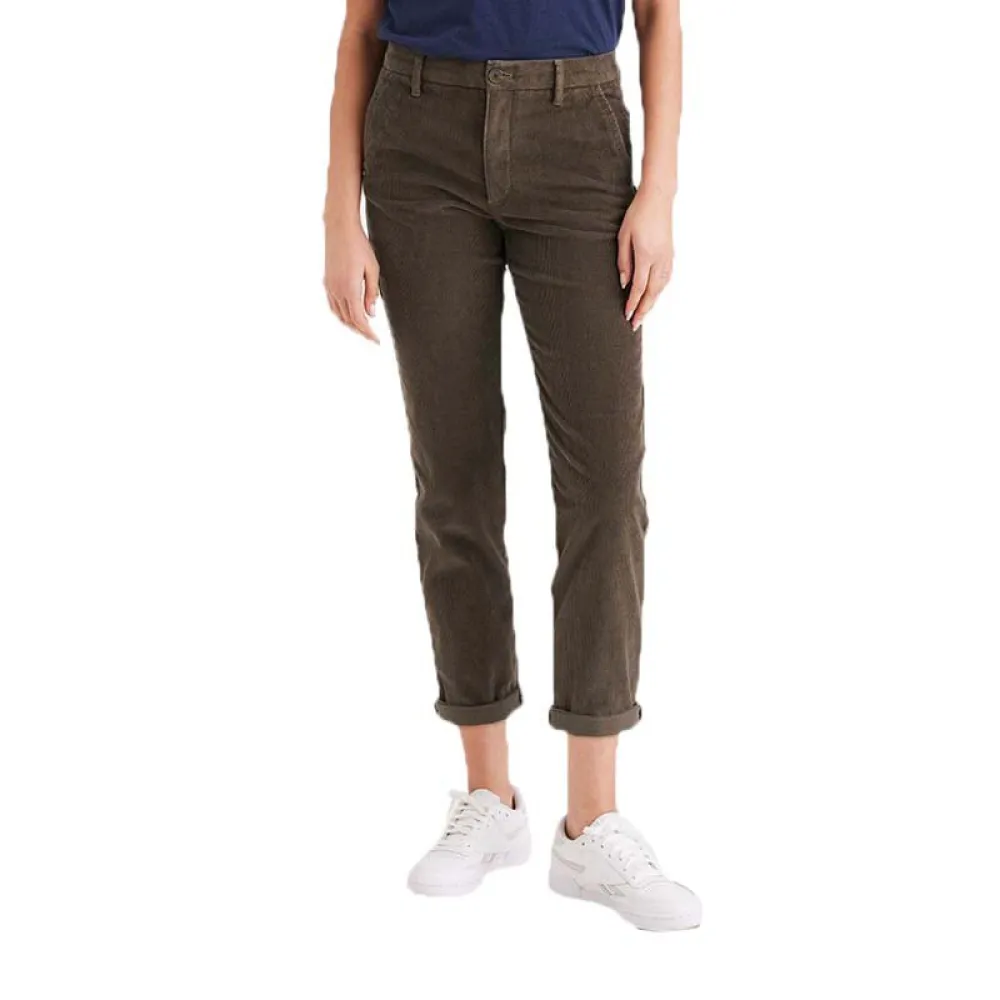 

Брюки чинос Dockers Weekend Slim Ankle, коричневый