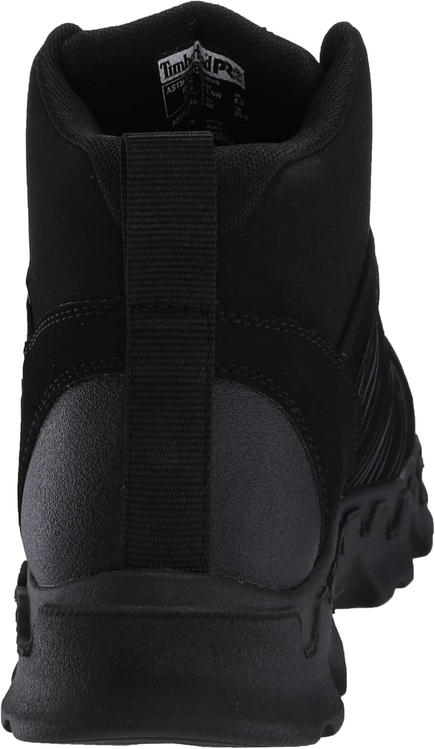 Timberland PRO мужские ботинки Powertrain Mid Alloy Toe ESD для промышленного туризма, Black Synthetic — фото 3