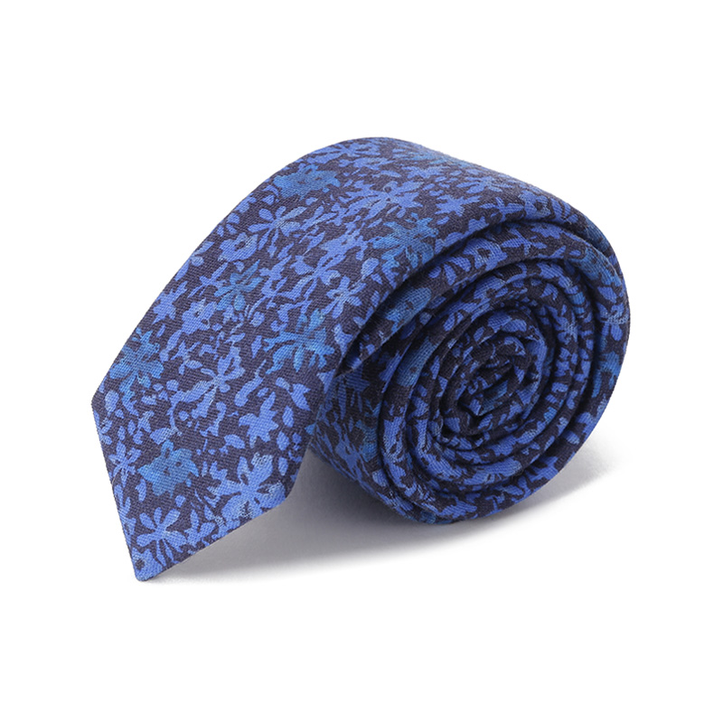 

HUGO BOSS Шерстяной галстук мужской темно-синий, Dark Blue