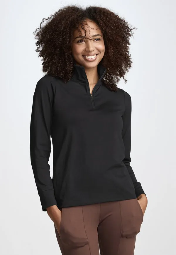 

Толстовка everactive с застежкой-молнией на четверть длины Jockey, Black, Черный, Толстовка everactive с застежкой-молнией на четверть длины Jockey, Black