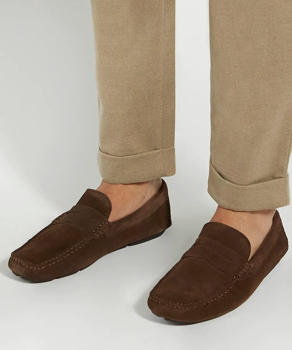 Лоферы Dune London Men's BRADLAY Saddle Driver, коричневый — фото 4