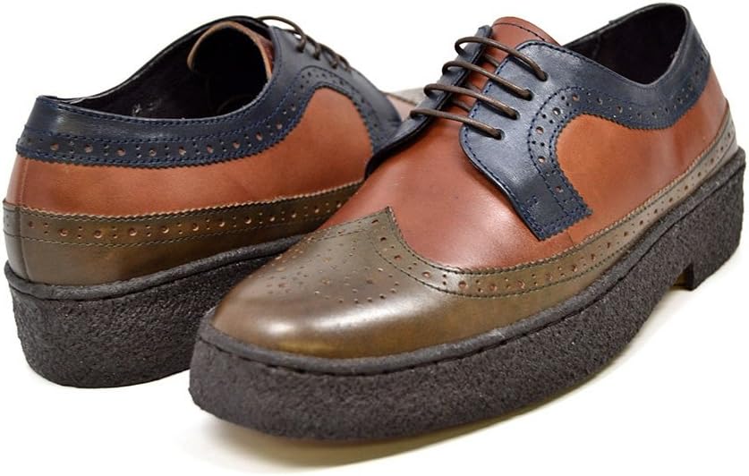 

Туфли British Collection Wingtip Low Cut, коричневый/темно-синий