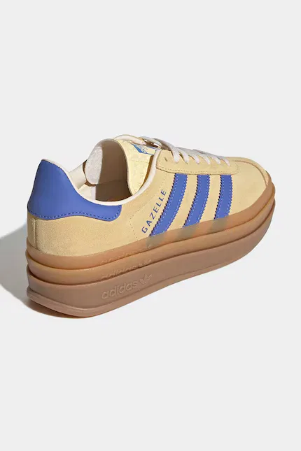 Кроссовки замшевые GAZELLE BOLD Adidas Originals, бежевый — фото 3
