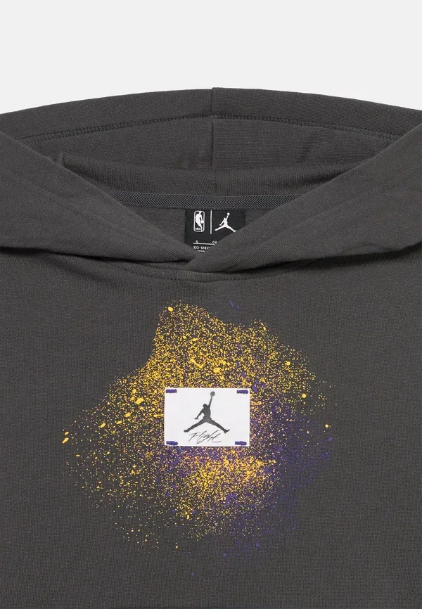 Толстовка Nike Performance NBA Los Angeles Lakers Flight Hoodie, антрацит — фото 4