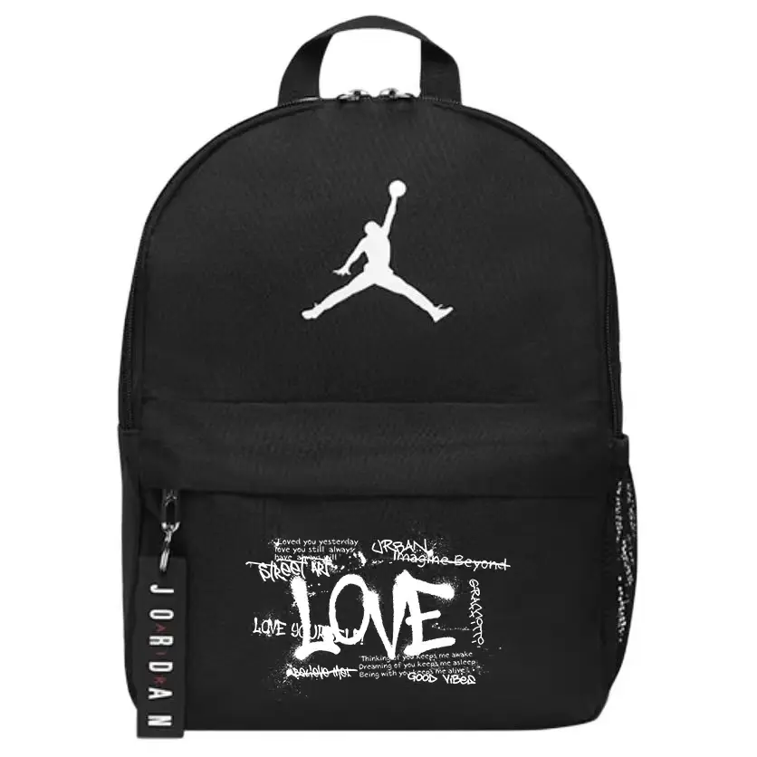 

Jordan Полиэстеровый рюкзак обычный унисекс черный, Love