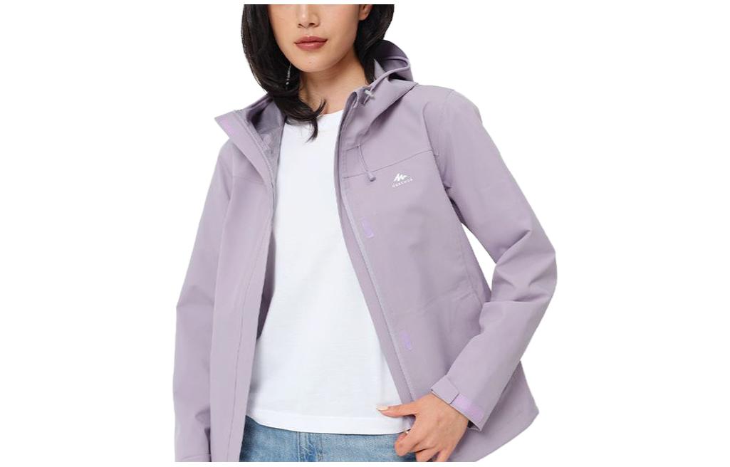 

DECATHLON Ветровка водонепроницаемая и ветрозащитная унисекс MH150, Women's-Taro Purple