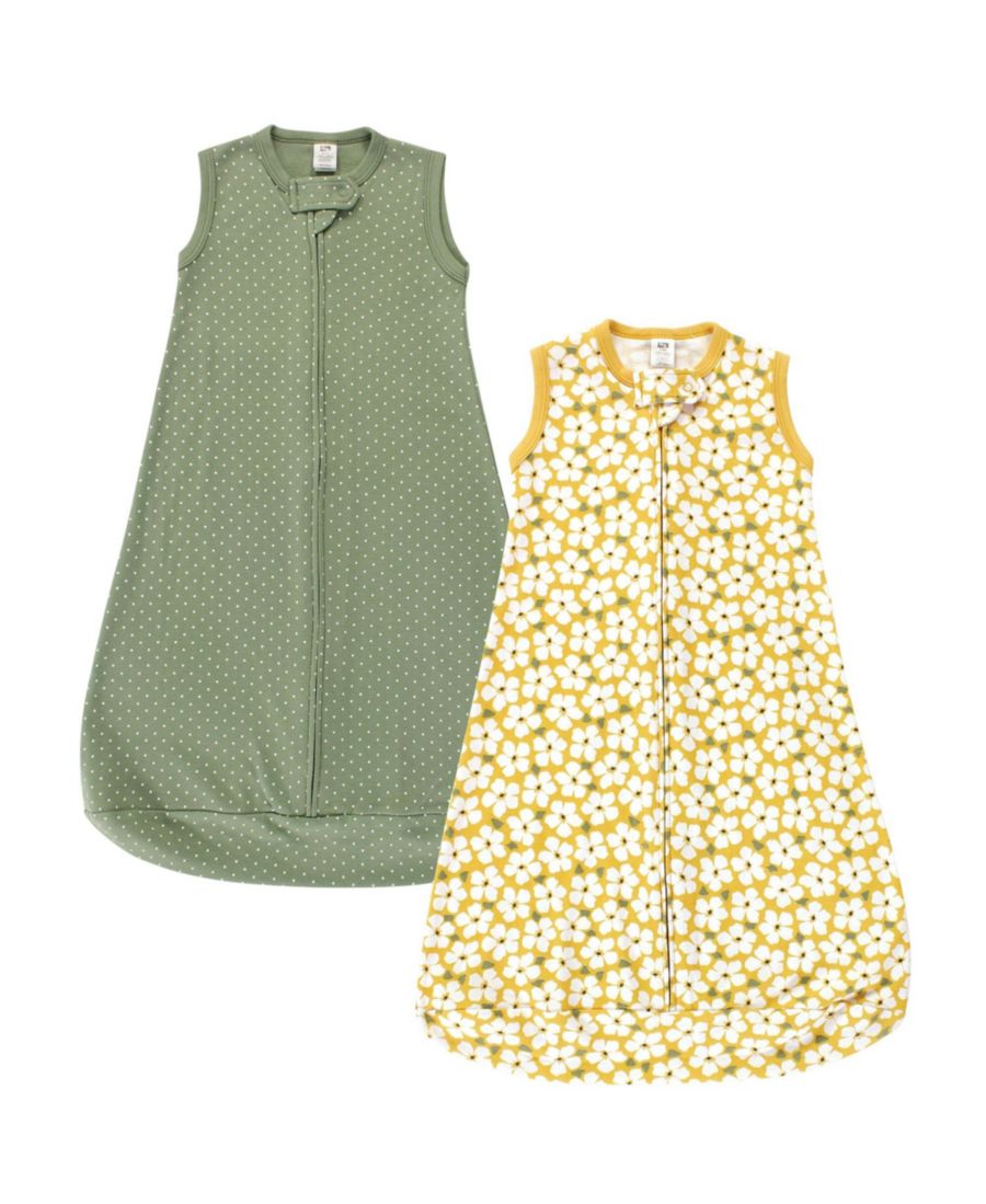 

Хлопковая блузка с длинными рукавами - решение для сна Hudson Baby, Sage floral sleeveless