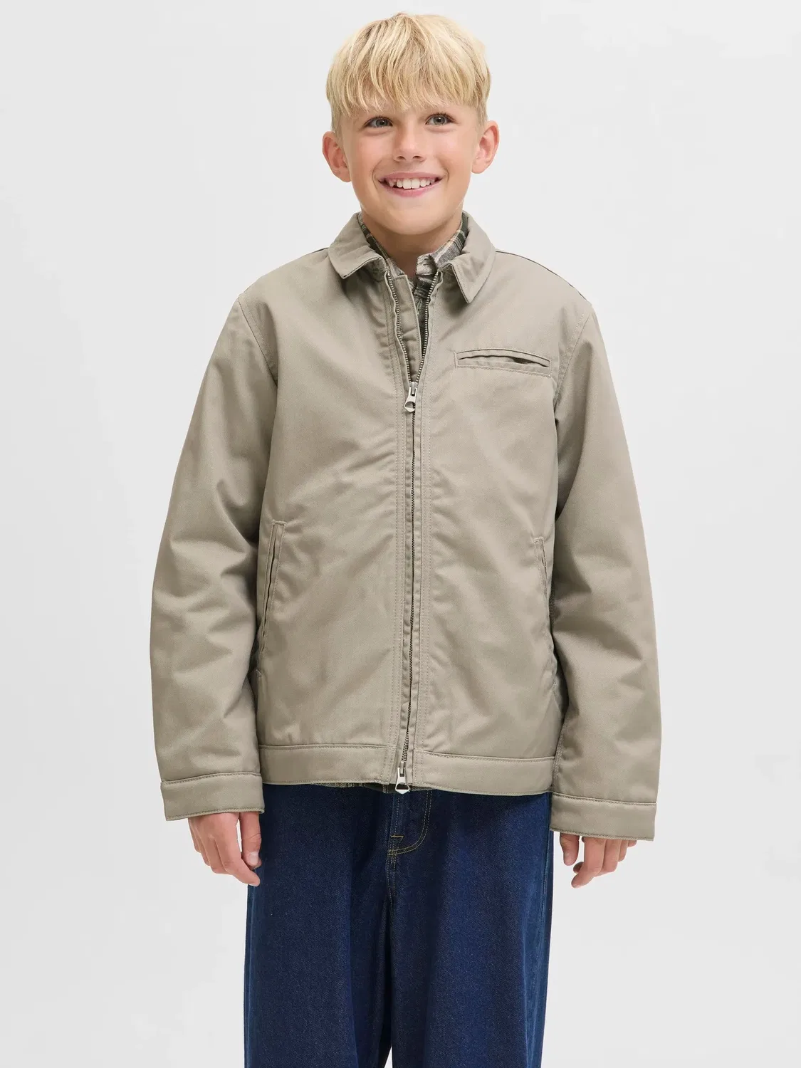 Куртка из полиэстера JACK & JONES Junior, laurel oak — фото 2