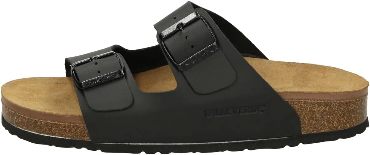 Сандалии VALLEVERDE, мужские, модель G539900, черная кожа, оригинальная коллекция PE 2022