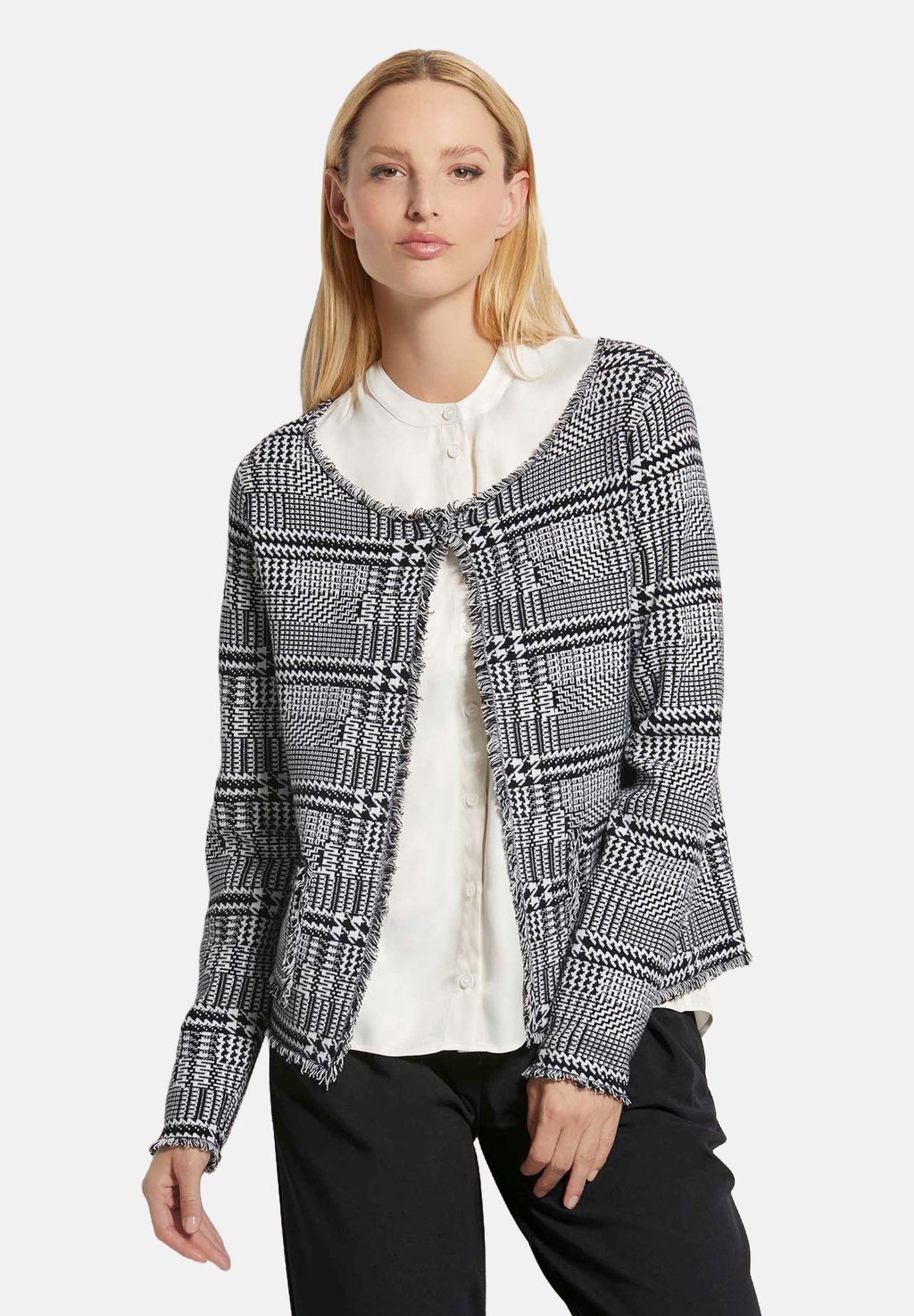 

Кардиган IN TWEED-OPTIK MADELEINE, черный