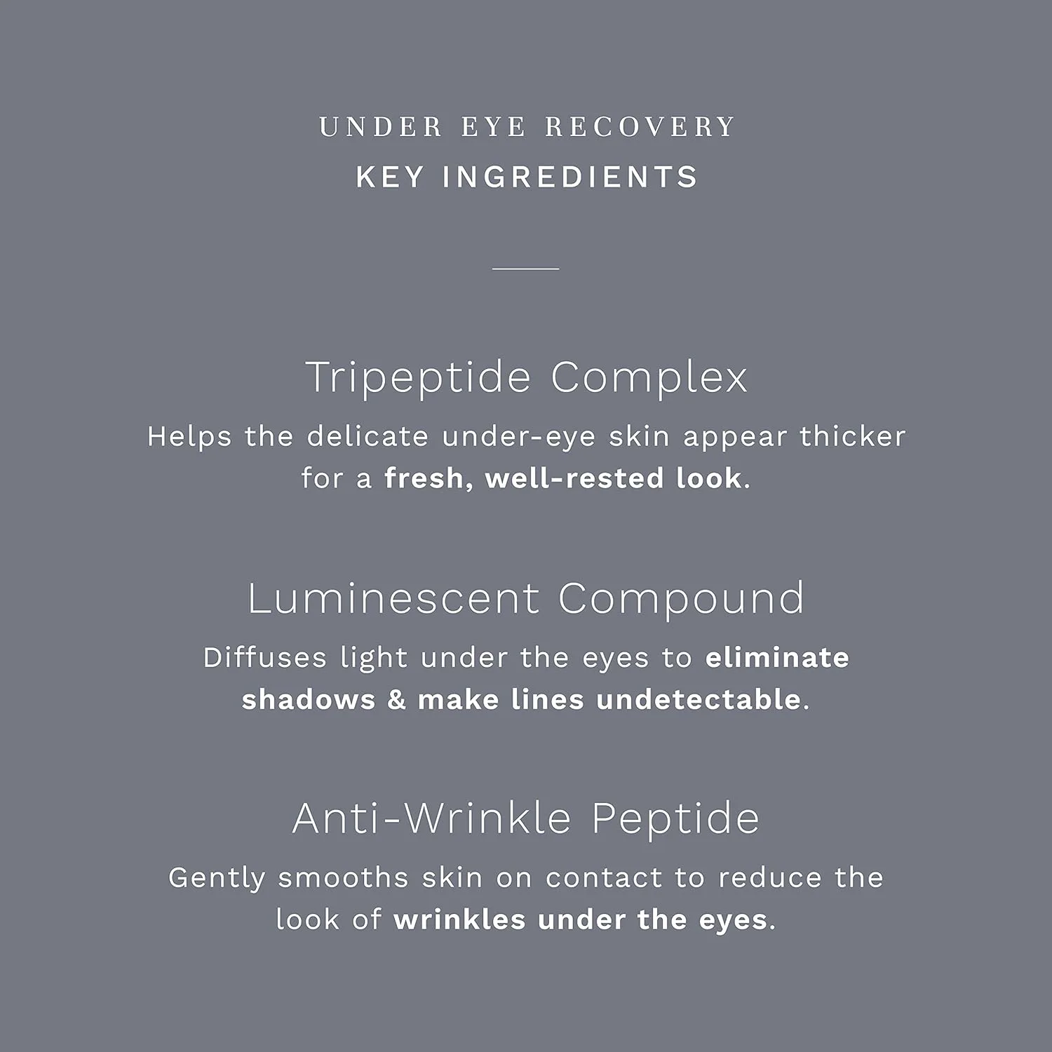 City Beauty Under Eye Recovery антивозрастной крем для глаз с пептидами, разглаживает и осветляет, против темных кругов и морщин, чистый уход без жестокости — фото 3