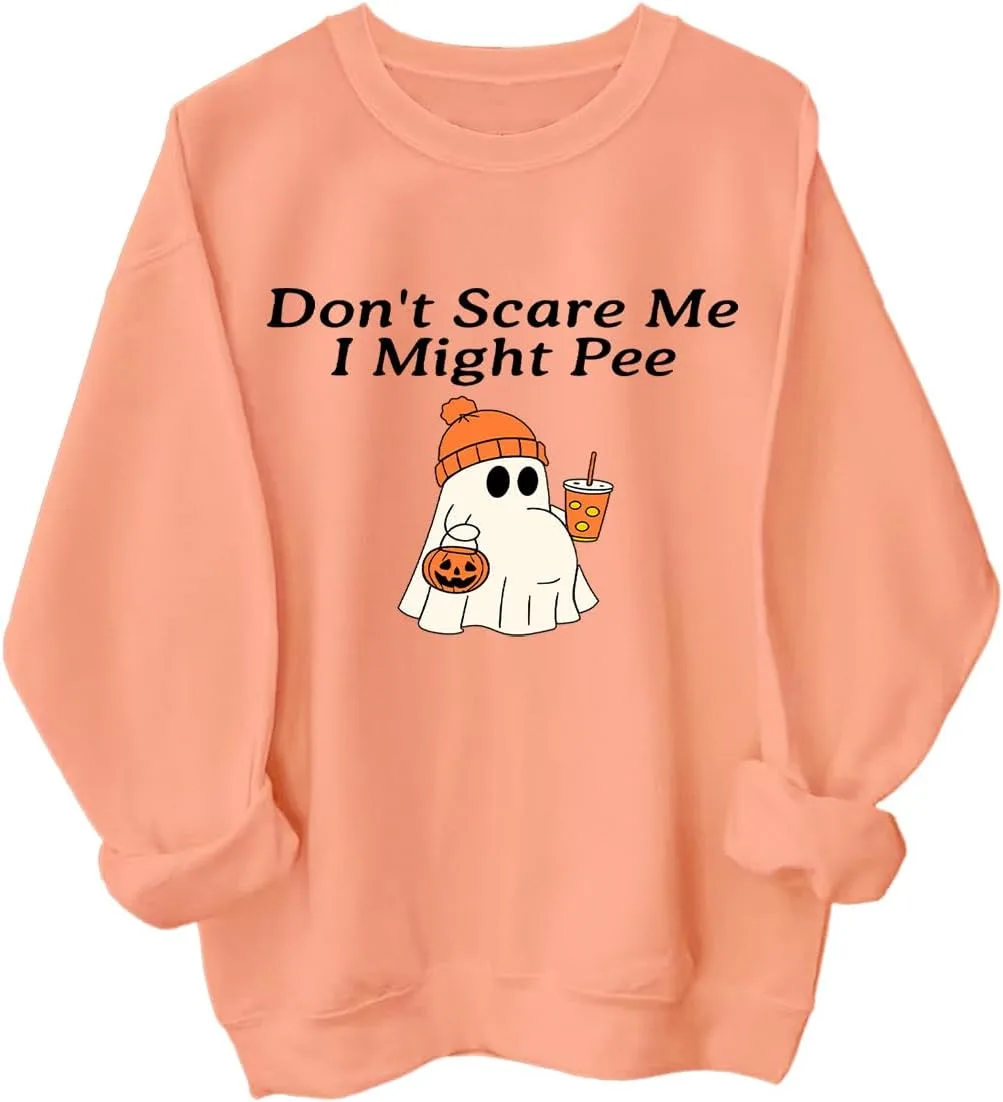 

Толстовка с принтом Don't Scare Me I Might Pee