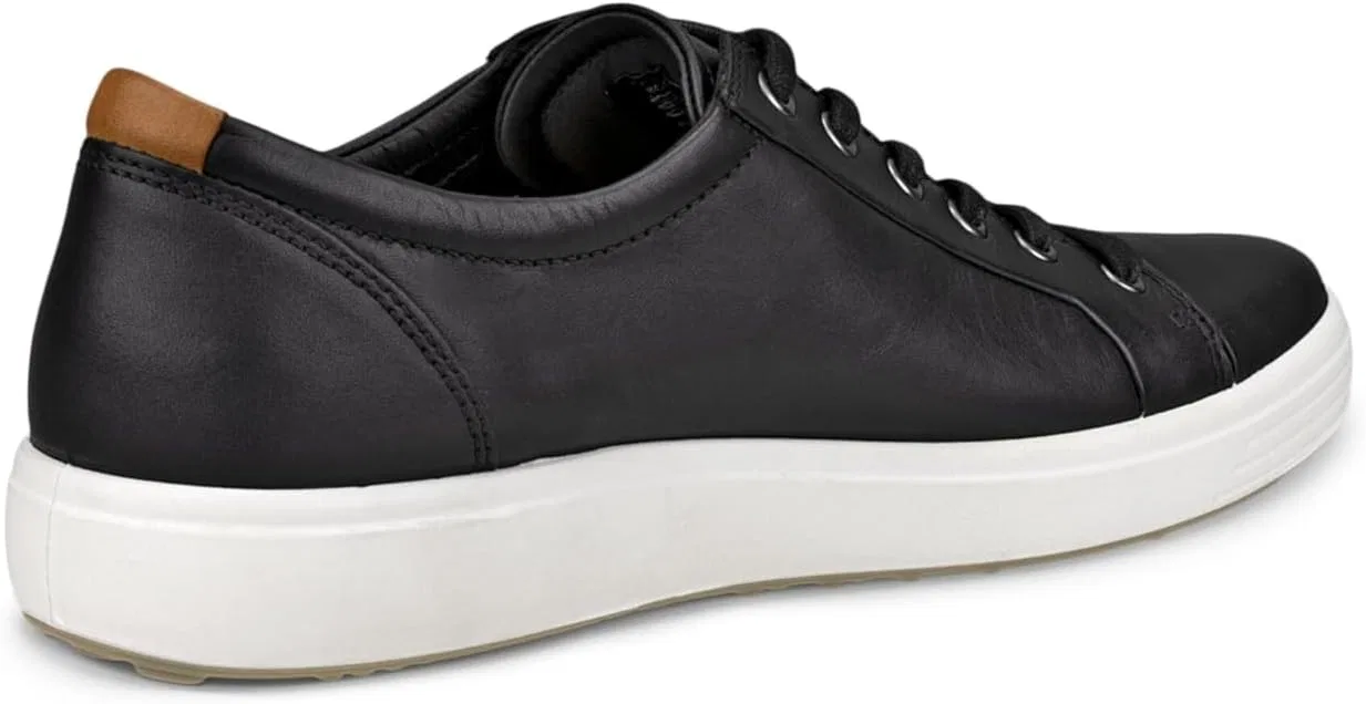 Мужские низкие кроссовки ECCO Soft 7, Black — фото 3