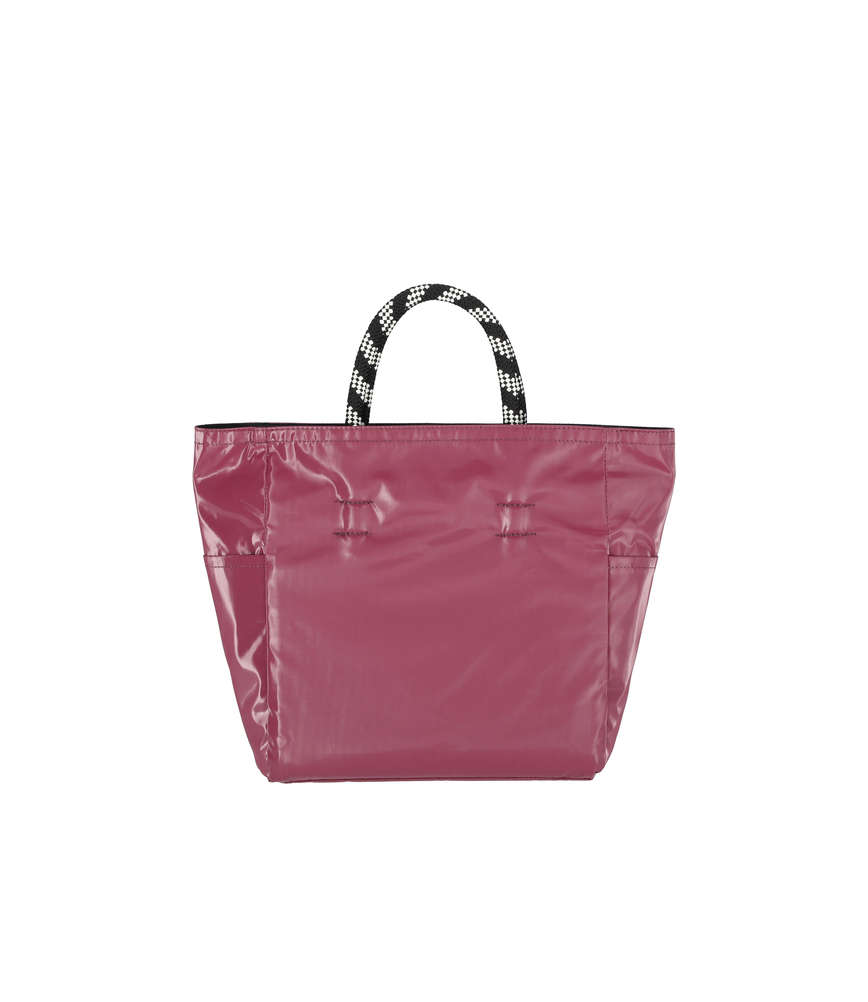 

Средняя двухсторонняя сумка-тоут LeSportsac, цвет two-way purple/black shine, Черный, Средняя двухсторонняя сумка-тоут LeSportsac, цвет two-way purple/black shine