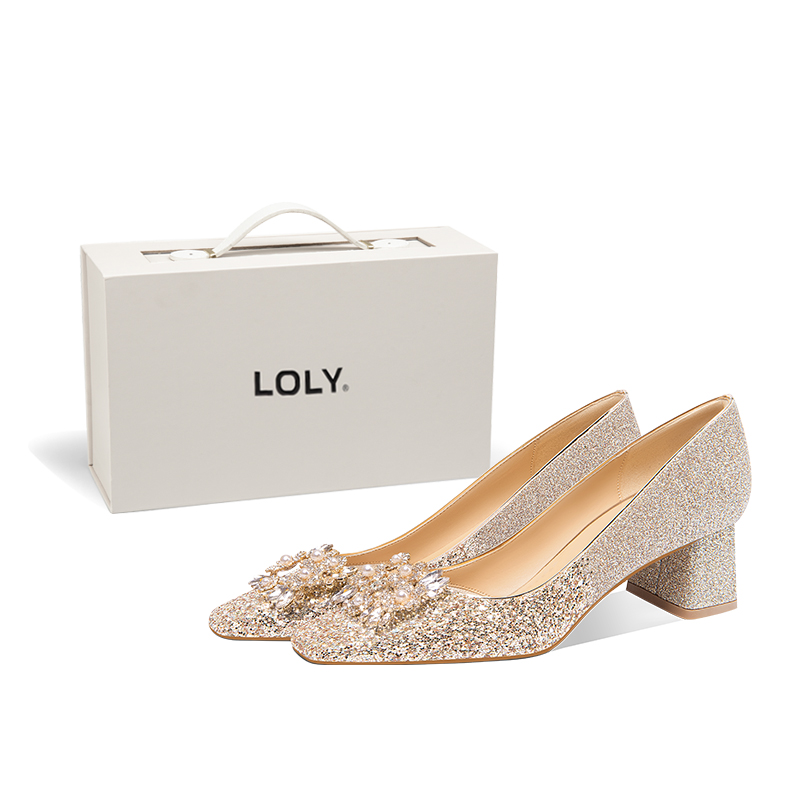 Туфли High Heels Women's Dark Fragrance Sparse Shadow LOLY, Dark Fragrance Sparse Shadow 5Cm