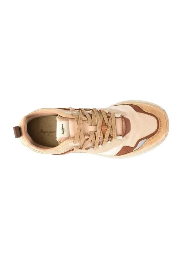 Низкие кроссовки Pepe Jeans, Mottled Beige — фото 3