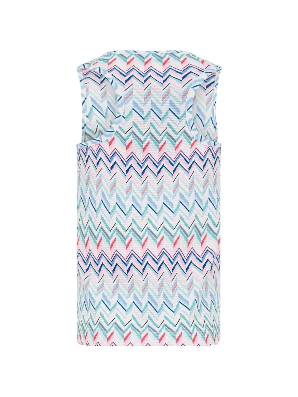 Топ с узором зигзаг Missoni Kids, белый — фото 2