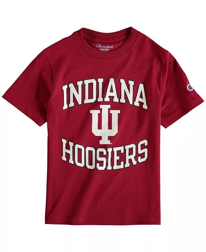 

Трикотажная футболка команды Big Boys and Girls Crimson Indiana Hoosiers Circing Team Champion, красный