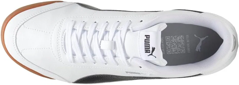 Мужские повседневные кроссовки на шнуровке PUMA Turino II белые — фото 4