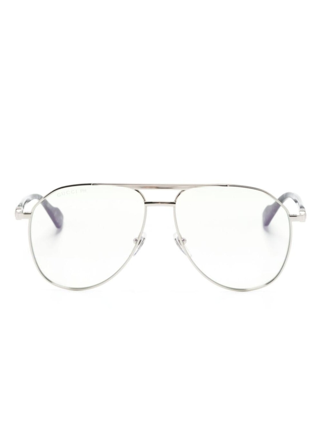 

Gucci Eyewear солнцезащитные очки-пилоты, серый