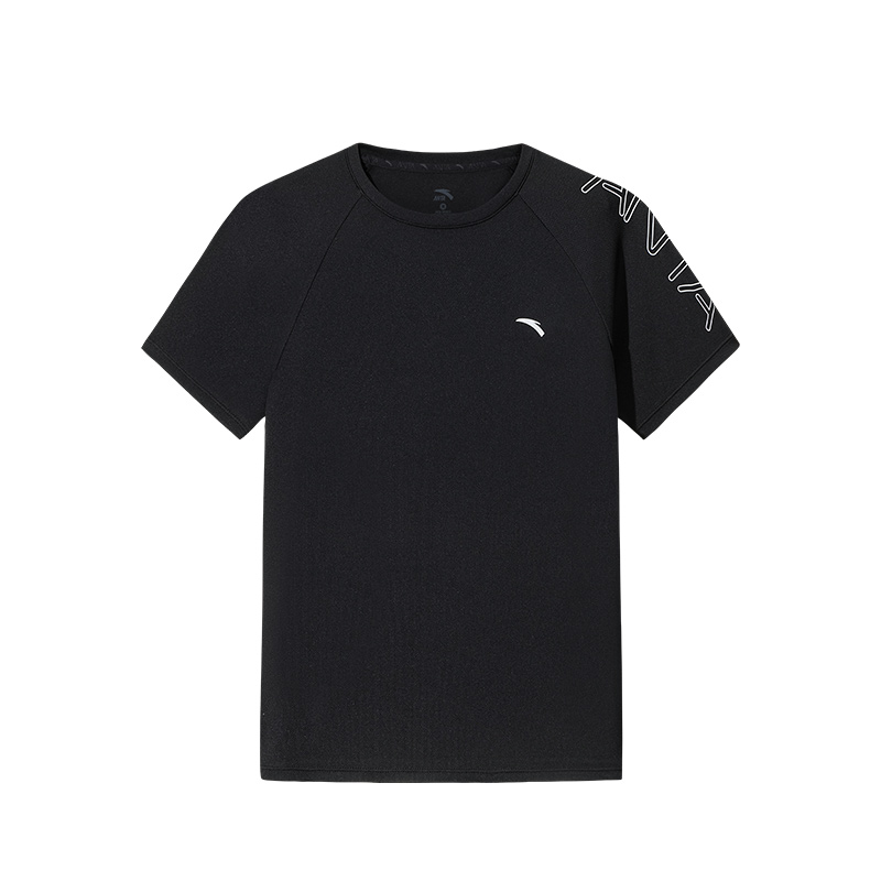 

ANTA Футболка с рукавом реглан из коллекции Variety Training, женская базовая черная, Черный, ANTA Футболка с рукавом реглан из коллекции Variety Training, женская базовая черная