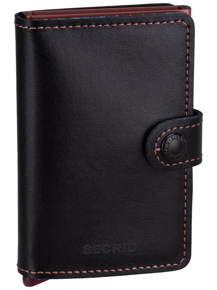 

Secrid Мини-кошелек Mirum на растительной основе, цвет «Черная роза»