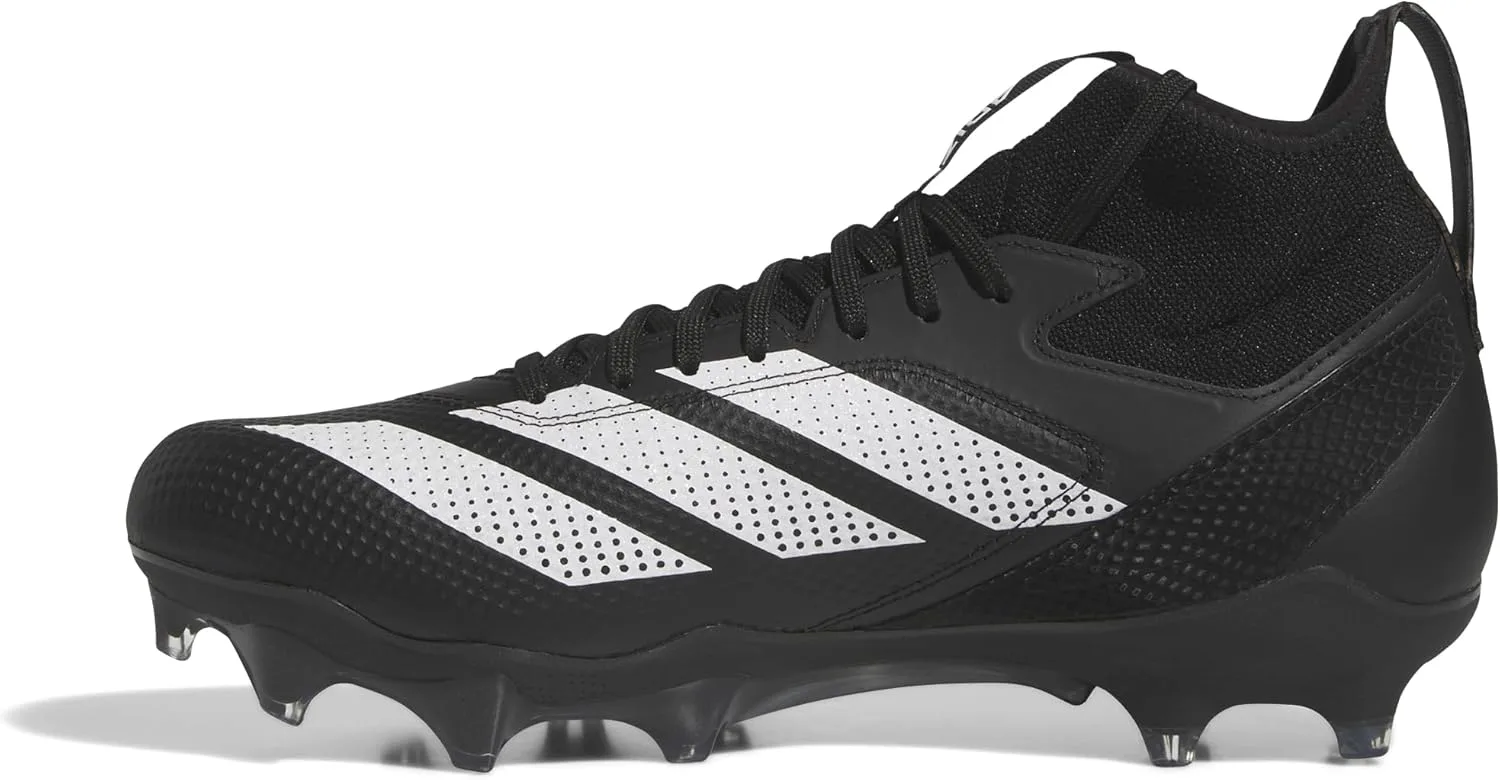 Кроссовки для американского футбола Adidas Adizero Impact унисекс, белый/черный