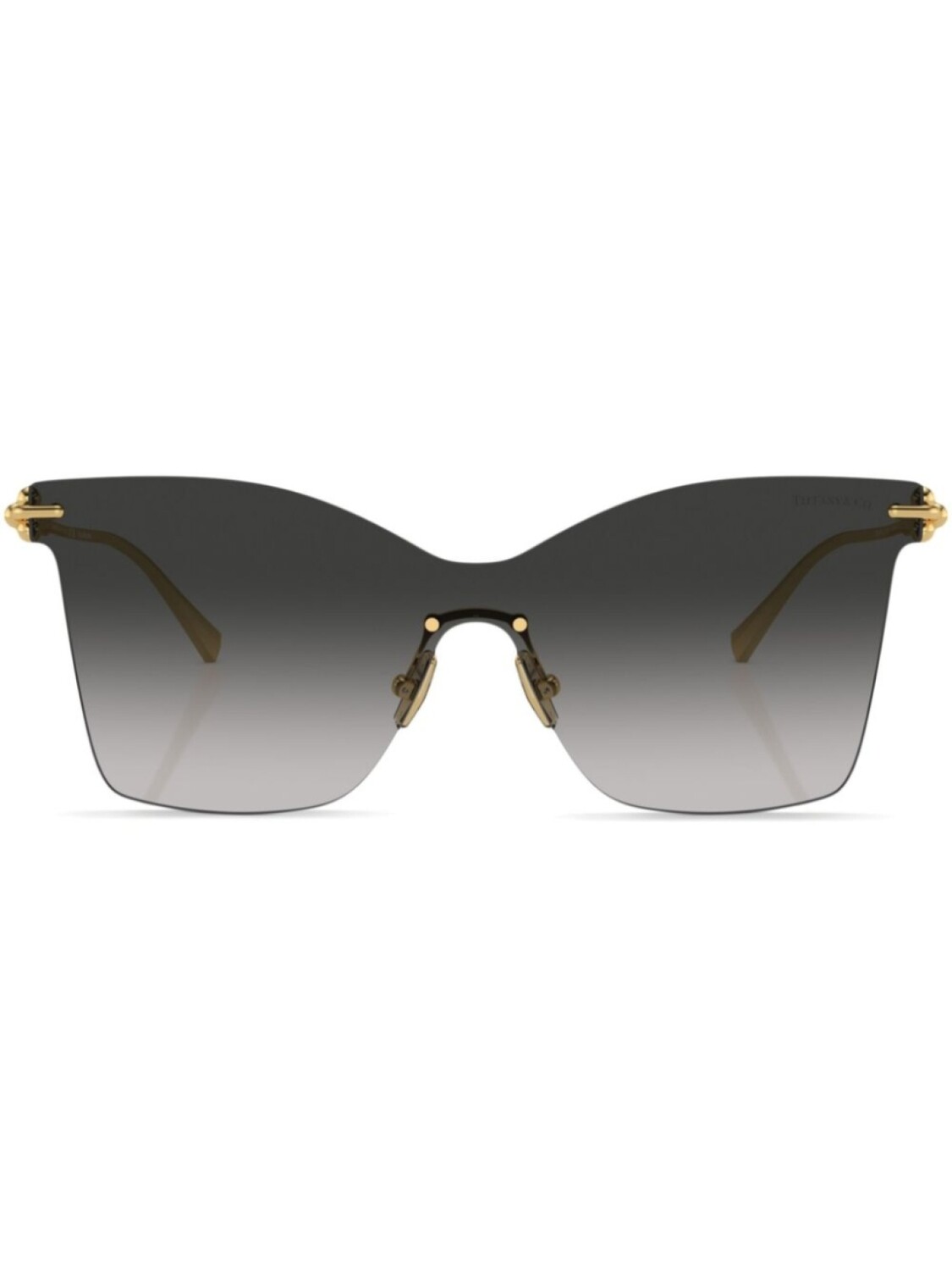 

Солнцезащитные очки в оправе 'кошачий глаз' Tiffany & Co Eyewear, золотой